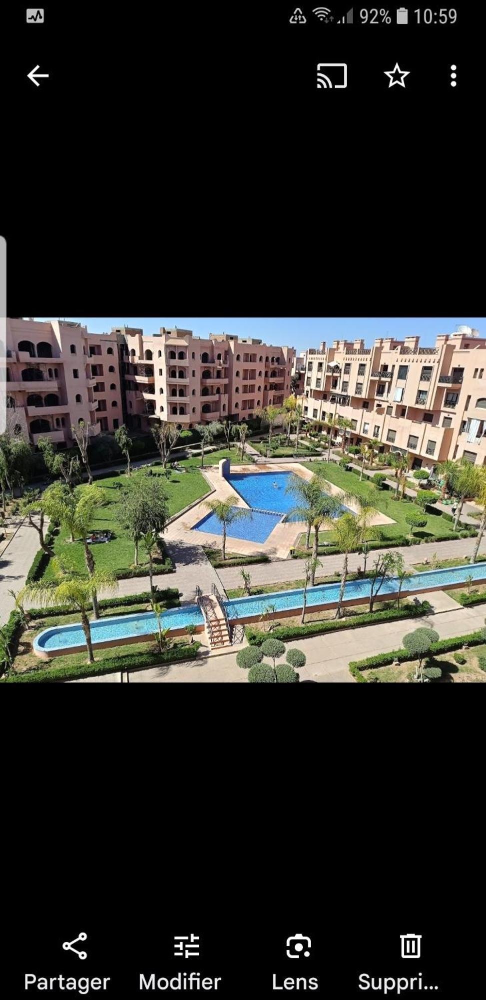 Un Moderne Chic Appartement Vue Sur Piscine Marrakesh Exterior photo
